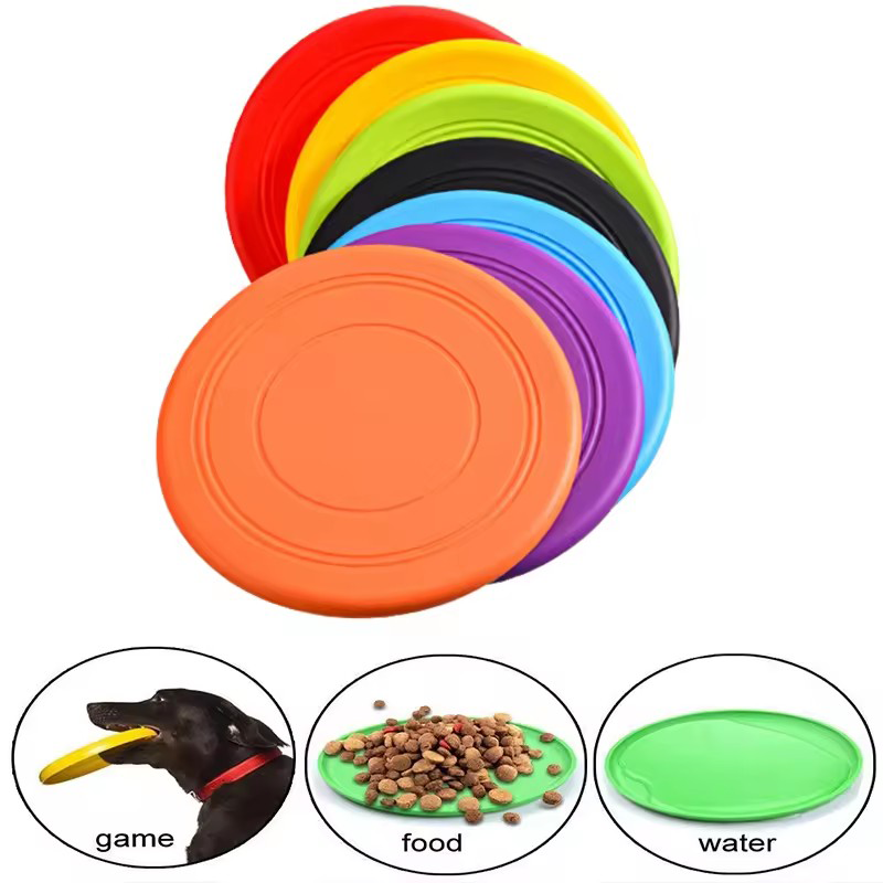 Frisbee Freestyle Disc - Wytrzymała zabawka dla psów do treningu,