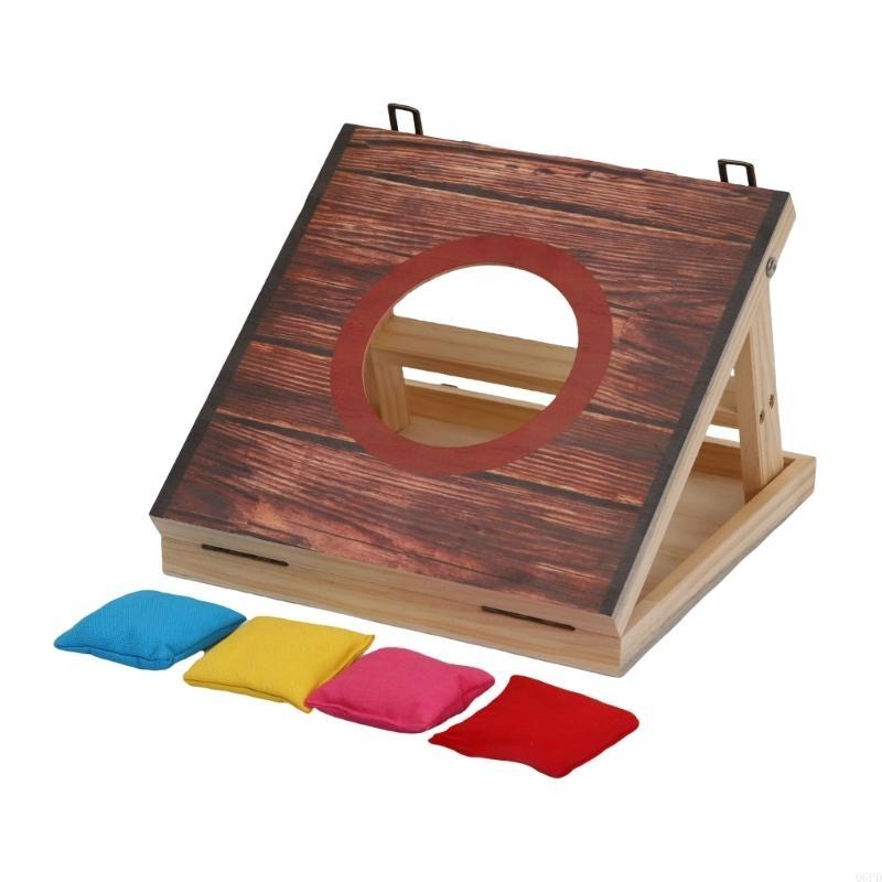Cornhole Board Set - Przenośny zestaw Cornholes z 4 woreczkami