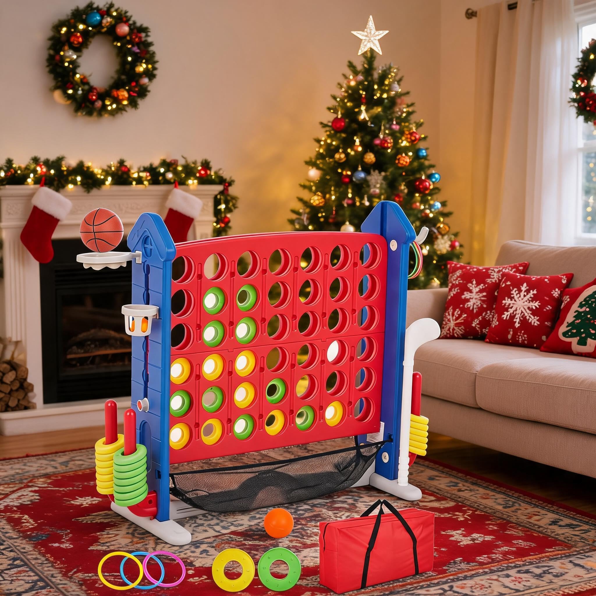 Ring Toss Outdoor - Gigantyczny zestaw do gry 4 w