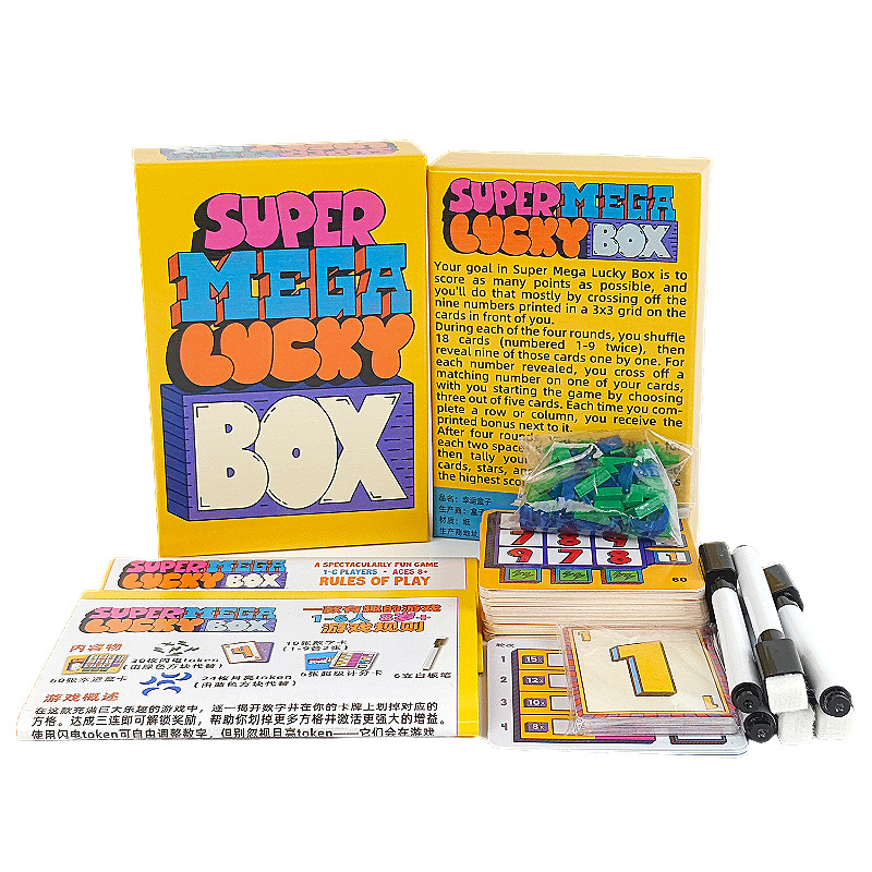 Super Mega Lucky Box Gra Plans – Party Games Board Game recenzja i cena