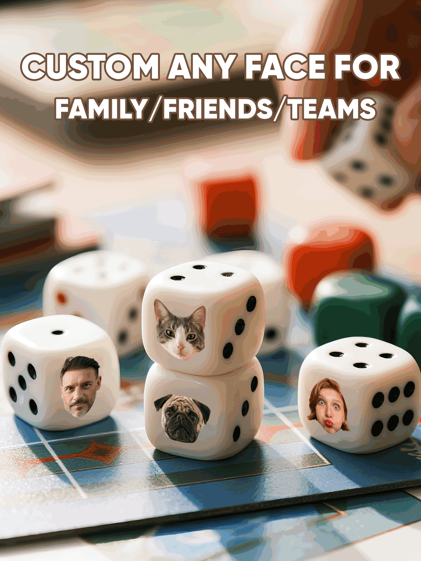 Kostki z własnym zdjęciem, per – Party Games Adult Birthday recenzja i cena