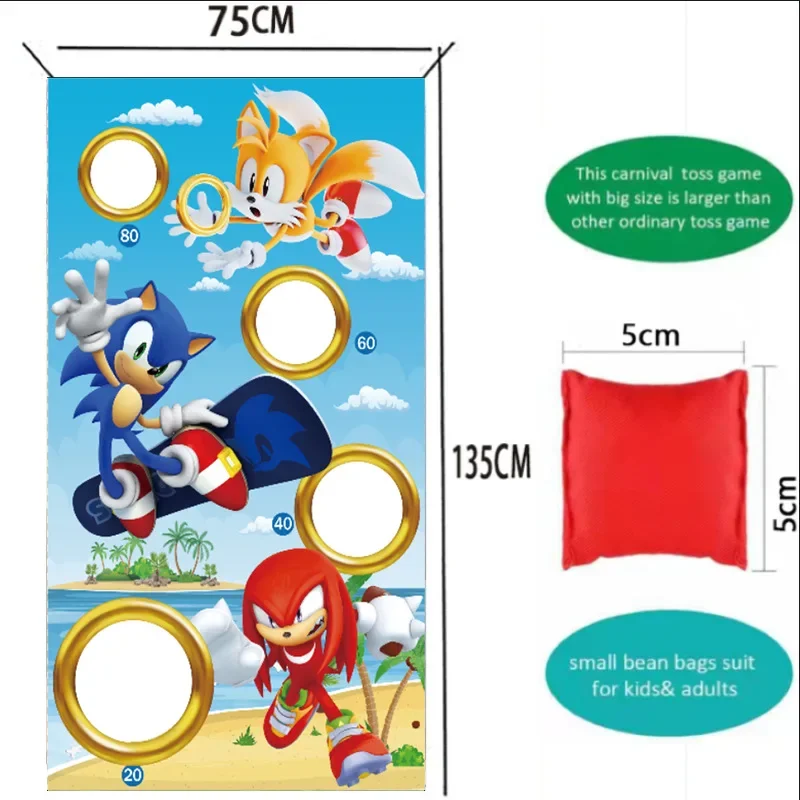 Gra Tematyczna Sonic, Zestaw d – Cornhole Board Set recenzja i cena