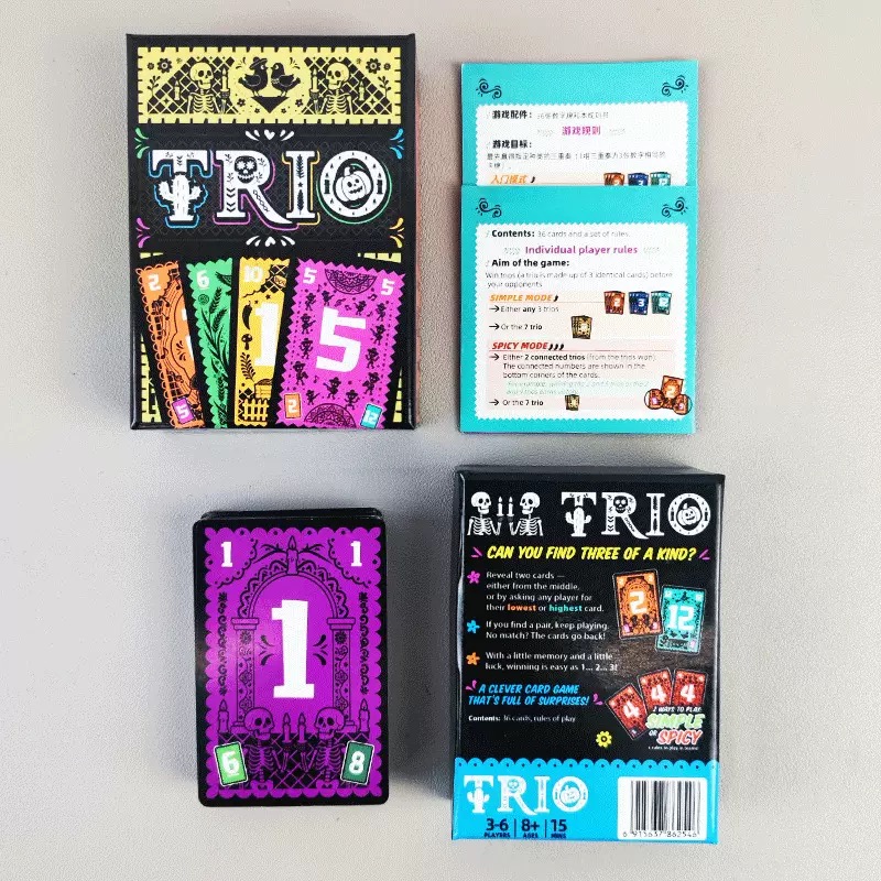 Trio, gra karciana dla rodzin  – Party Games List recenzja i cena