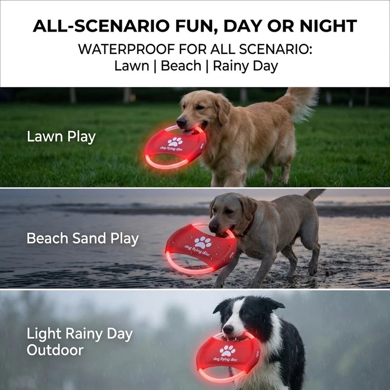 Latający dysk LED dla psa, ład – Frisbee Freestyle Disc recenzja i cena
