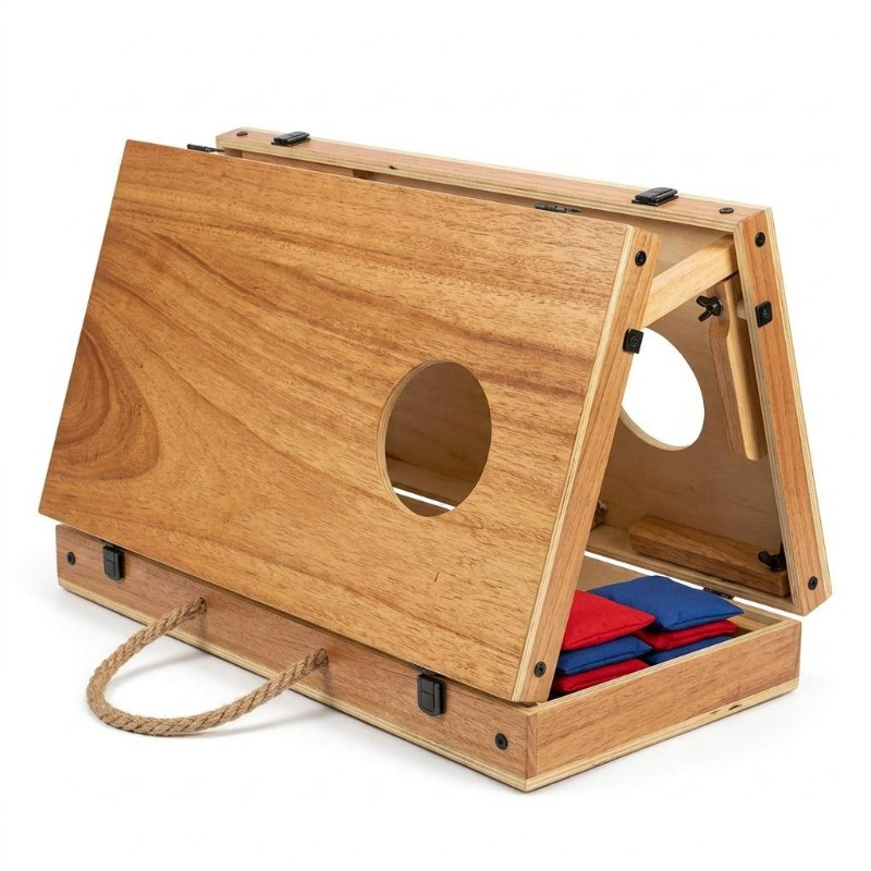 Składany drewniany zestaw do g – Cornhole Board Set recenzja i cena