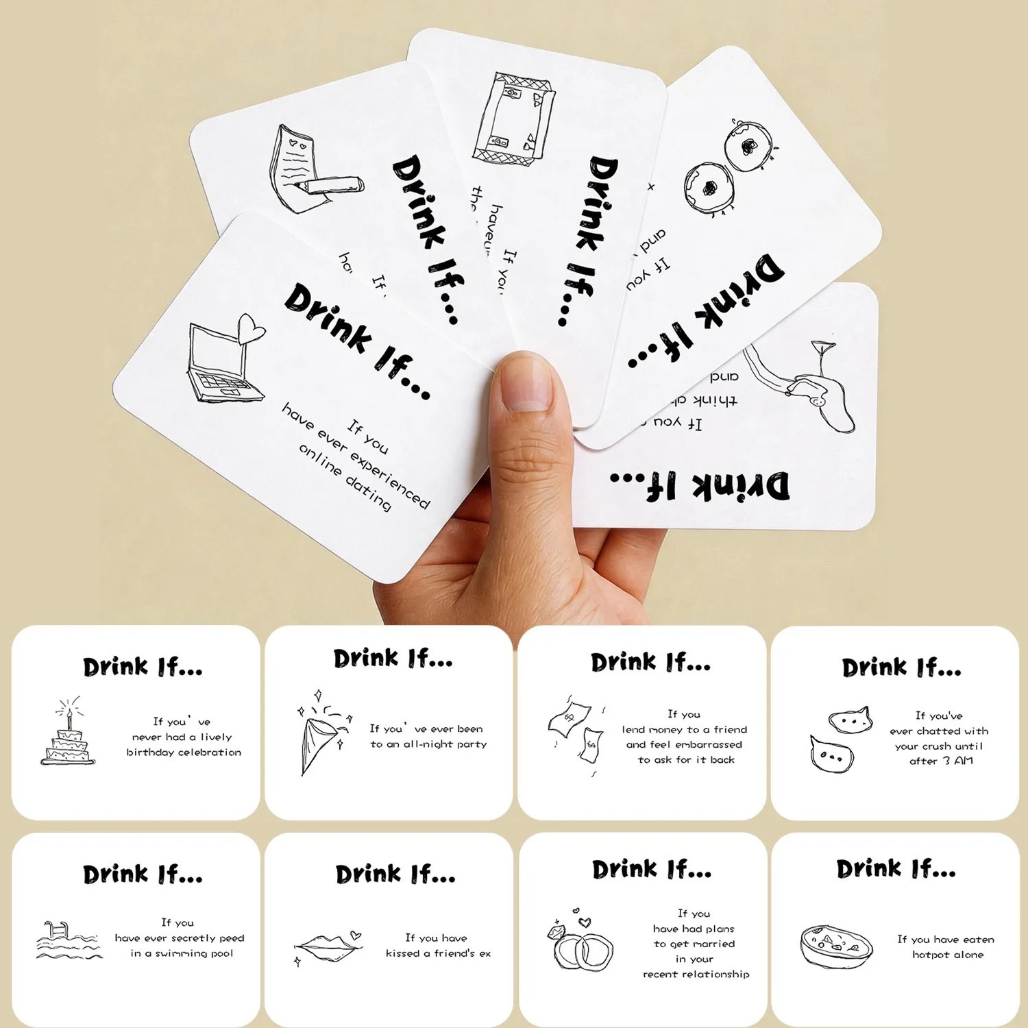 Karty do gry „Drink If” – zaba – Party Games Questions For Adults recenzja i cena